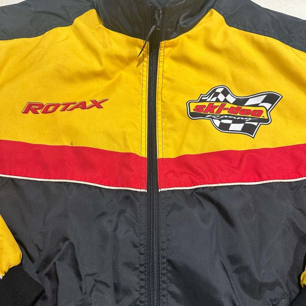 Vintage Ski-Doo Bombardier Summer Racing Jacket Adult TG/XL Checker SnoGear - Picture 2 of 13